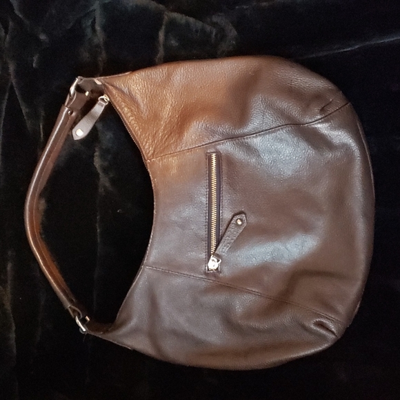 Kristen Bell Brown Leather Purse Handbag - Picture 2 of 8